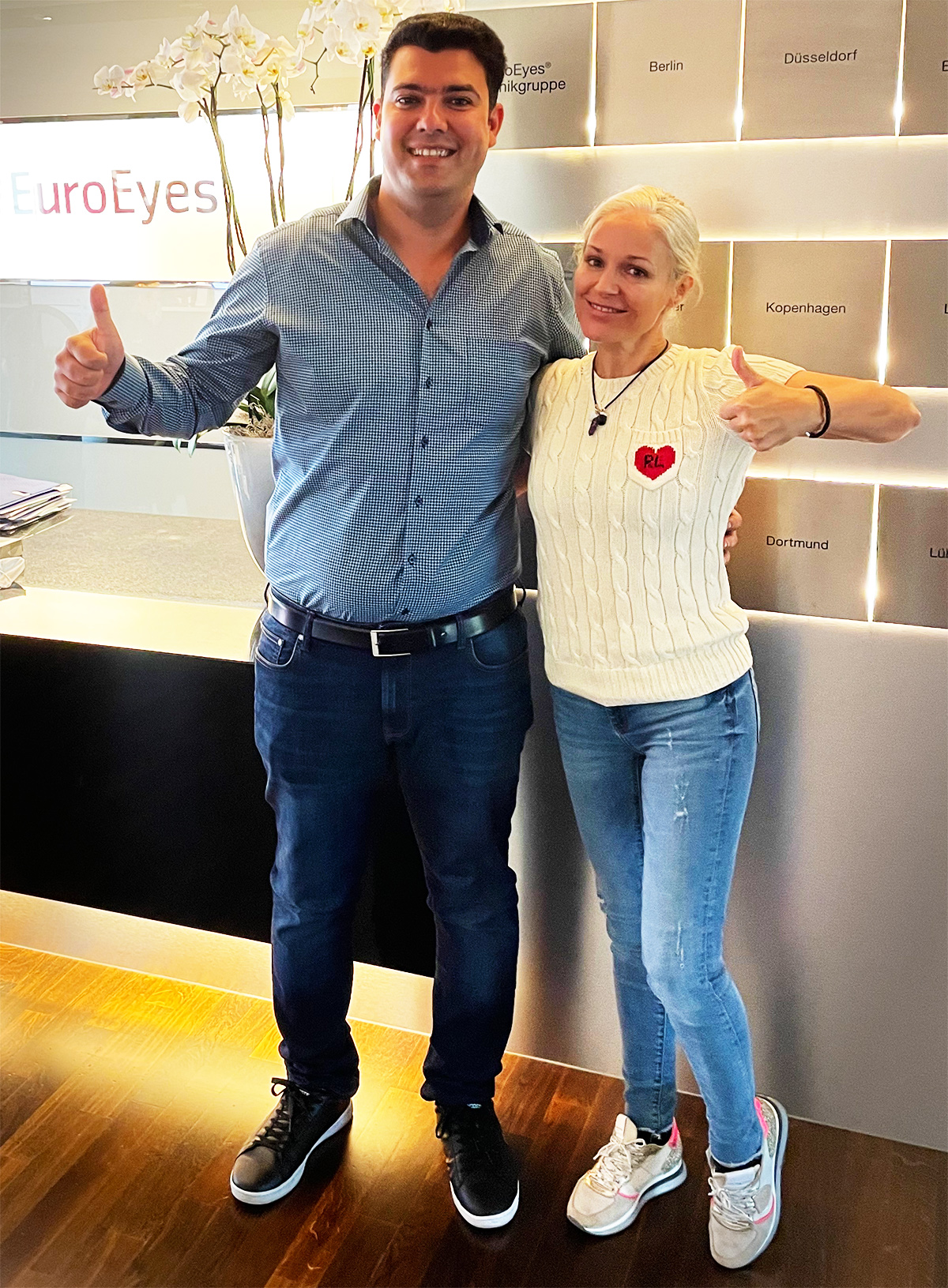 Sängerin Michelle hat sich trifolkale Linsen bei EuroEyes implantieren lassen