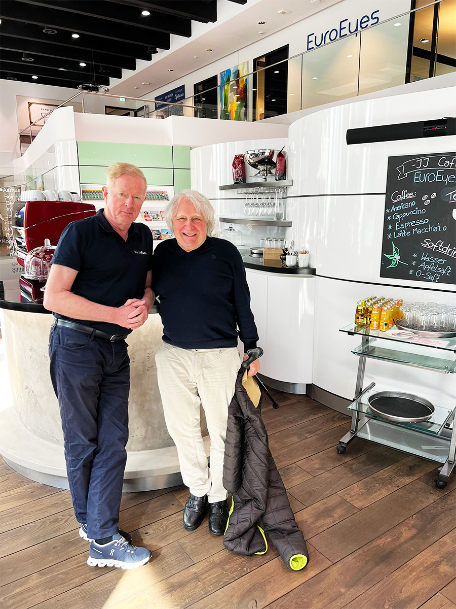 Peter Urban mit Dr. Jørn Jørgensen